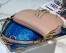 Dior Saddle Bag In Blush Grained Calfskin