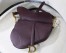 Dior Saddle Bag In Bordeaux Grained Calfskin