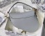 Dior Saddle Bag In Grey Grained Calfskin