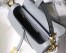 Dior Saddle Bag In Grey Grained Calfskin