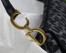 Dior Saddle Bag In Grey Mizza Embroidery