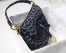 Dior Saddle Bag In Grey Mizza Embroidery