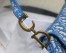 Dior Saddle Bag In Cornflower Blue Dior Oblique Embroidery