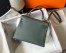 Hermes Kelly 28cm Retourne Bag In Vert Amande Clemence Leather