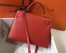 Hermes Kelly 32cm Sellier Bag In Red Epsom Leather