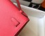 Hermes Kelly Pochette Bag In Rose Lipstick Epsom Leather