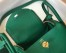 Hermes Lindy Mini Bag In Green Clemence Calfskin