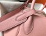 Hermes Pink Clemence Lindy 30cm Bag with GHW