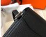 Hermes Sac Roulis Mini Bag In Black Evercolor Calfskin