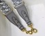 Dior Grey Dior Oblique Shoulder Strap