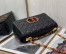 Dior Medium Dioramour Caro Black Bag with Heart Motif