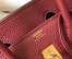 Hermes Birkin 30cm Bag In Bordeaux Clemence Leather