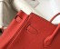 Hermes Birkin 30cm Bag In Red Clemence Leather