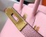 Hermes Birkin 35cm Bag In Pink Clemence Leather GHW