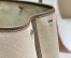 Hermes Garden Party 30cm Bag in Toile and Taupe Leather 