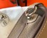 Hermes Sac Roulis Mini Bag In Grey Evercolor Calfskin