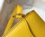 Hermes Sac Roulis Mini Bag In Yellow Evercolor Calfskin