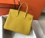 Hermes Birkin 35cm Bag In Soleil Clemence Leather