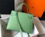 Hermes Kelly 25cm Sellier Bag In Vert Criquet Epsom Leather