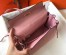 Hermes Kelly 32cm Retourne Bag In Pink Clemence Leather