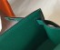 Hermes Kelly Pochette Bag In Vert Veronese Epsom Leather