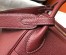 Hermes Bordeaux Clemence Lindy 30cm Bag with GHW