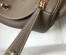 Hermes Taupe Grey Clemence Lindy 30cm Bag with GHW