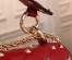 Valentino Medium Rockstud Spike Chain Red Bag