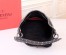 Valentino Small Black Rockstud Spike Bucket Bag