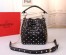 Valentino Small Noir Rockstud Spike Bucket Bag