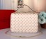 Valentino White Large Free Rockstud Spike Chain Bag