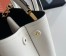 Prada Double Mini Bag In White Saffiano Leather