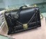 Dior Diorama Bag In Black Eyelets Lambskin