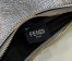 Fendi Fendigraphy Small Hobo Bag In Silver Laminated Leather