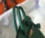 Hermes Birkin 25cm Bag In Malachite Clemence Leather