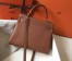 Hermes Kelly 28cm Retourne Bag In Gold Clemence Leather