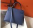 Hermes Kelly 28cm Sellier Bag In Blue Agate Epsom Leather