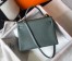 Hermes Kelly 32cm Retourne Bag In Vert Amande Clemence Leather