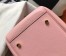 Hermes Pink Clemence Lindy 30cm Bag with GHW