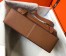 Hermes Steve 35 Messenger Bag In Brown Clemence Calfskin