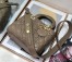 Dior Small Lady Dior My ABCDior Bag In Warm Taupe Cannage Lambskin