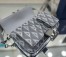 Dior Hit the Road Messenger Bag In Gray CD Diamond Canvas