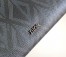 Dior A5 Triangle Pouch in Black CD Diamond Canvas