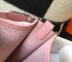 Hermes Evelyne III TPM Mini Bag In Pink Clemence Leather