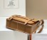 Hermes Steve 30 Messenger Bag in Gold Clemence Leather