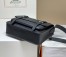 Hermes Steve 30 Messenger Bag in Black Clemence Leather