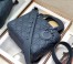Dior Lady Dior My ABCDior Bag In Blue Ultramatte Calfskin