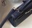 Hermes Kelly 32cm Retourne Bag In Navy Blue Clemence Leather