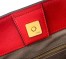 Fendi FF Tote Small Bag In Red Calfskin