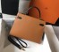 Hermes Bi-color Kelly 32cm Epsom Bag Gold/Black GHW